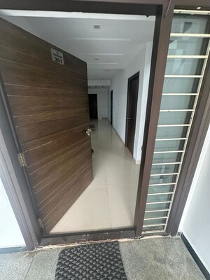 Balcony in 4 BHK Apartment at Vamsiram Jyothi Elite, Madhapur – for Rent