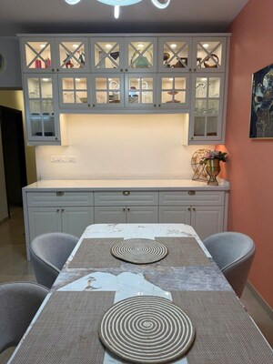 Kitchen in 3 BHK Apartment at Nagarjuna Green Ridge, Hsr Layout – for Rent