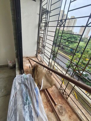 Balcony in 1 BHK Apartment at Raunak Park, Kokanipada – for Rent