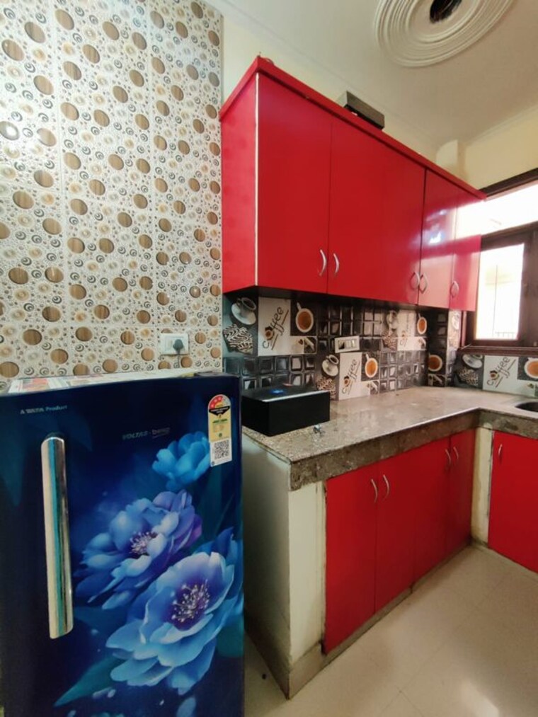 Kitchen, neb sarai 1 Bedroom 450 Sq.Ft. Builder Floor In Neb Sarai Delhi 10561229