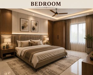Bedroom in 4 BHK Villa at Saibaba Colony – for Sale