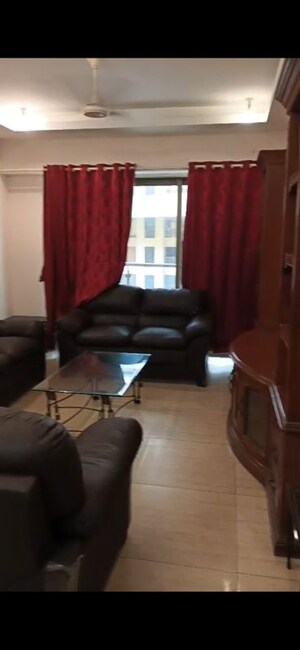 Living Room in 3 BHK Apartment at HDIL Metropolis Residences, Andheri West – for Rent