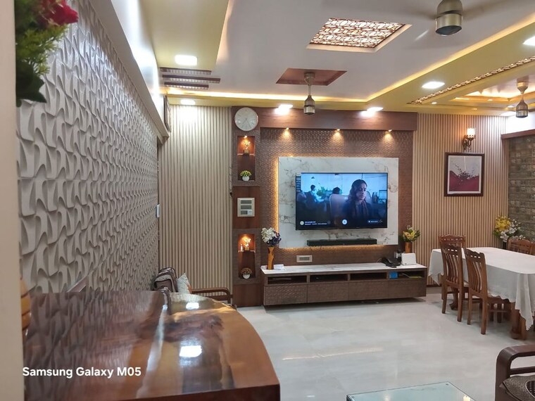 Living Room, tharwani-heritage 2 Bedroom 1100 Sq.Ft. Apartment In Kharghar Sector 7 Navi Mumbai 10561297