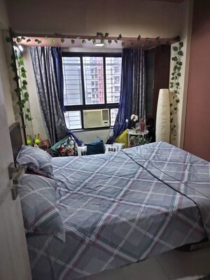 Bedroom in 2 BHK Apartment at Mahavir Shradha, Kharghar Sector 7 – for Rent