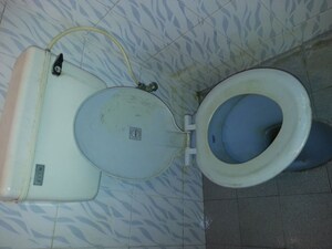 Bathroom in 2 BHK Independent House at Rt Nagar – for Rent