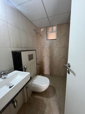 Bathroom in 3 BHK Apartment at Godrej Green Cove, Mahalunge – for Rent