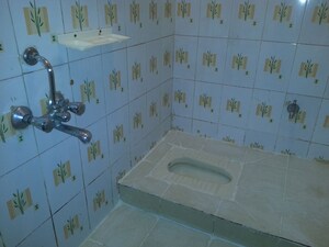 Bathroom in 2 BHK Independent House at Rt Nagar – for Rent