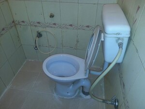 Bathroom in 2 BHK Independent House at Rt Nagar – for Rent