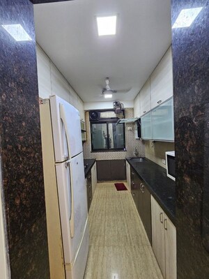 Kitchen in 2.5 BHK Apartment at Mahindra Splendour, Bhandup West – for Rent
