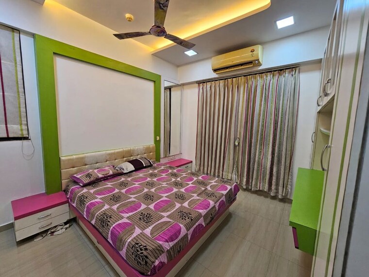 Bedroom, mahindra-splendour 2.5 Bedroom 1000 Sq.Ft. Apartment In Bhandup West Mumbai 10561424