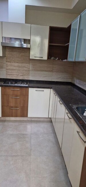 Kitchen in 3 BHK Builder Floor at Craft Destination 43, Sector 43 – for Rent