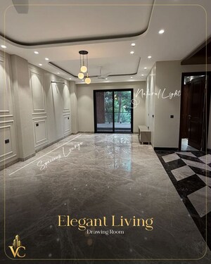 Kitchen in 3 BHK Builder Floor at Ansal Sushant Apartments, Sushant Lok I – for Rent