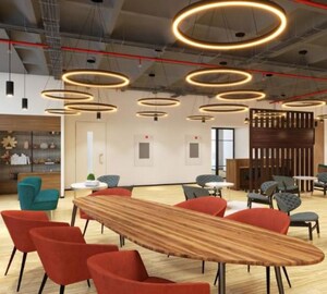 Team Area in  Office Space at Gold Craig, Mg Road – for Rent