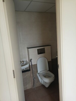Bathroom in 1 BHK Apartment at Mahindra Happinest Tathawade Phase 1, Tathawade – for Rent