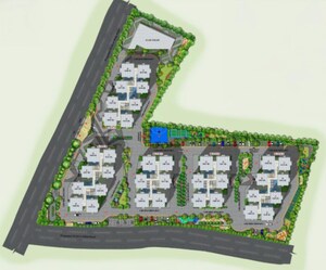 Master Plan in 2 BHK Apartment at Aparna Cyber Heights, Osman Nagar – for Sale