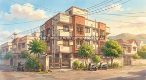  Apartment – Exterior View View at Katraj - for Sale