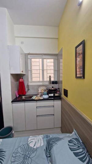 Kitchen in 1 RK Apartment at Krishna Residency Kadubeesanahalli, Kadubeesanahalli – for Rent
