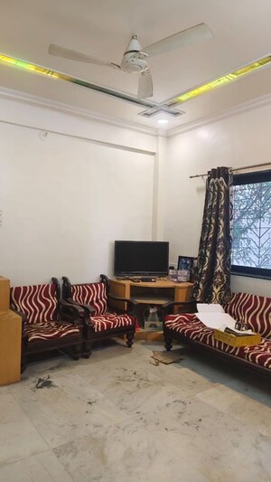Living Room in 2 BHK Apartment at Visava Enclave, Aundh – for Rent