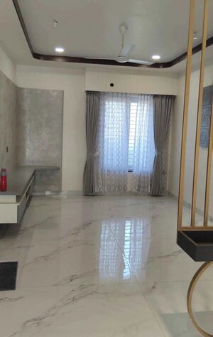 Living Room in 4 BHK Villa at Rajapushpa Open Skies, Kokapet – for Rent