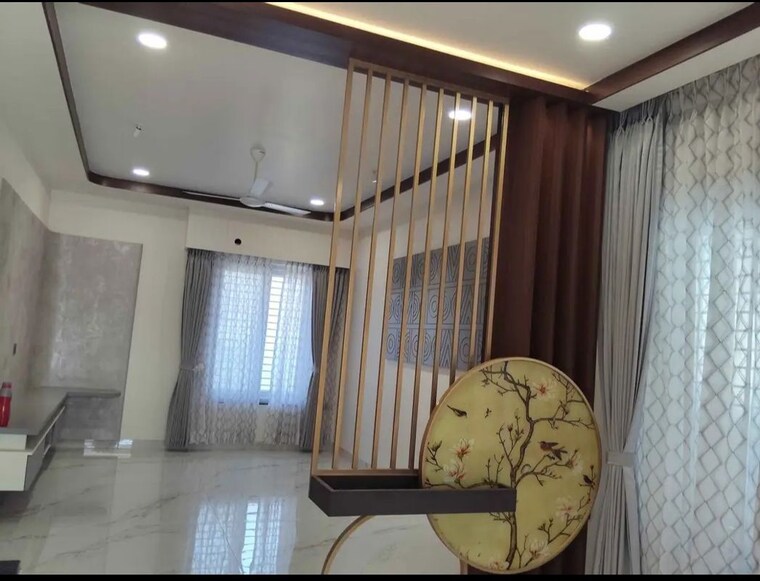 Living Room, rajapushpa-open-skies 4 Bedroom 5100 Sq.Ft. Villa In Kokapet Hyderabad 10561808