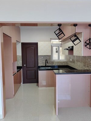 Kitchen in 3 BHK Apartment at SJR Blue Waters, Off Sarjapur Road – for Rent