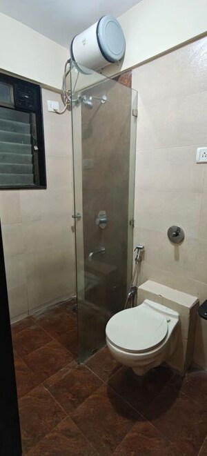 Bathroom in 3 BHK Apartment at Adani Ten BKC, Bandra East – for Rent