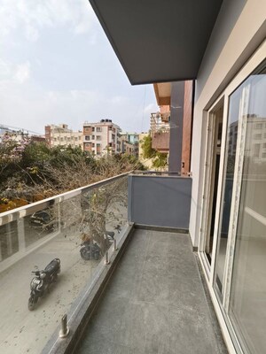 Balcony in 2 BHK Builder Floor at Hsr Layout Sector 2 – for Rent