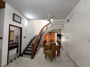 Staircase in 4 BHK Independent House at Aroor – for Sale