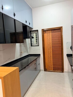 Kitchen in 3 BHK Apartment at Cleartitle Green Valley, Begur Road – for Rent