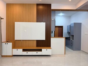 Living Room in 3 BHK Apartment at Cleartitle Green Valley, Begur Road – for Rent
