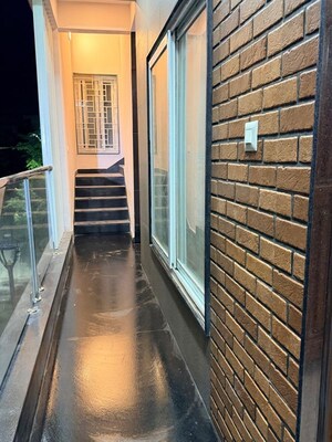 Balcony in 3 BHK Apartment at Cleartitle Green Valley, Begur Road – for Rent