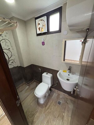 Bathroom in 2 BHK Builder Floor at Malviya Nagar – for Rent