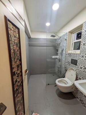 Bathroom in 2 BHK Apartment at Mount Mary Bandra, Bandra West – for Rent