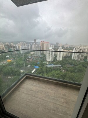 Balcony in 3 BHK Apartment at Kalpataru Immensa, Kolshet Road – for Sale
