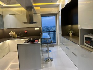 Kitchen in 4 BHK Apartment at Sheth Avalon, Laxmi Nagar – for Sale