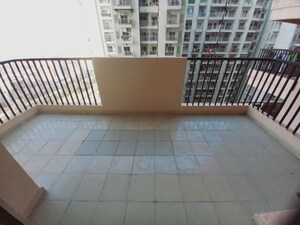 Balcony in 2.5 BHK Apartment at VVIP Homes, Gaur City 2 – for Rent