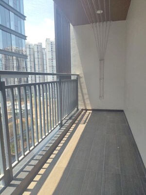 Balcony in 3 BHK Apartment at Rajapushpa Eterna, Nanakramguda – for Rent