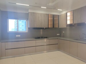 Kitchen in 3 BHK Apartment at Rajapushpa Eterna, Nanakramguda – for Rent