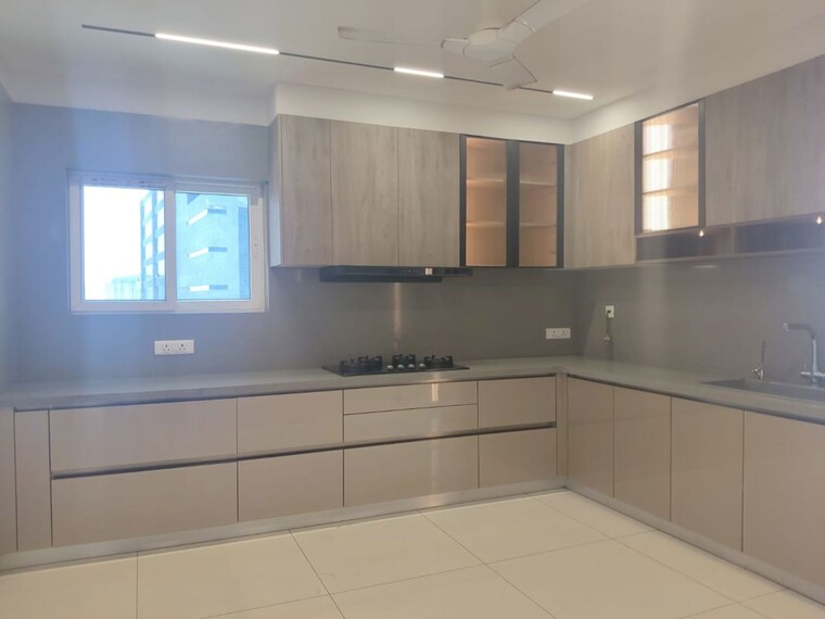 Kitchen, rajapushpa-eterna 3 Bedroom 2680 Sq.Ft. Apartment In Nanakramguda Hyderabad 10561964