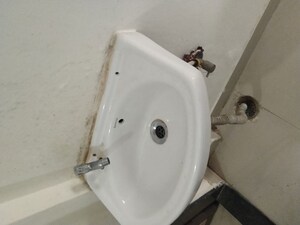 Bathroom in 1 BHK Apartment at MIG Colony Gokhalenagar, Gokhalenagar – for Rent