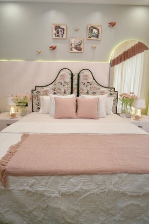 Bedroom in 3 BHK Apartment at Maya Green Lotus Utsav, International Airport Road – for Rent