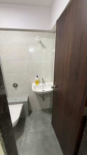 Bathroom in 1 BHK Apartment at Atul Horizon, Bhandup West – for Rent