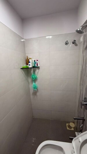 Bathroom in 1 BHK Apartment at Atul Horizon, Bhandup West – for Rent