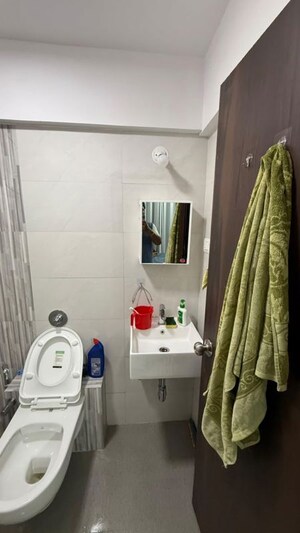 Bathroom in 1 BHK Apartment at Atul Horizon, Bhandup West – for Rent