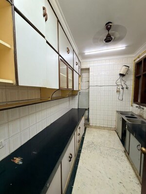 Kitchen in 2 BHK Builder Floor at East Of Kailash – for Rent