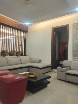 Living Room in 4 BHK Builder Floor at Green Park – for Sale