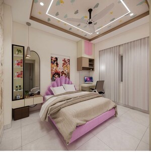 Bedroom in 4 BHK Apartment at Brigade Enclave, Erragadda – for Sale