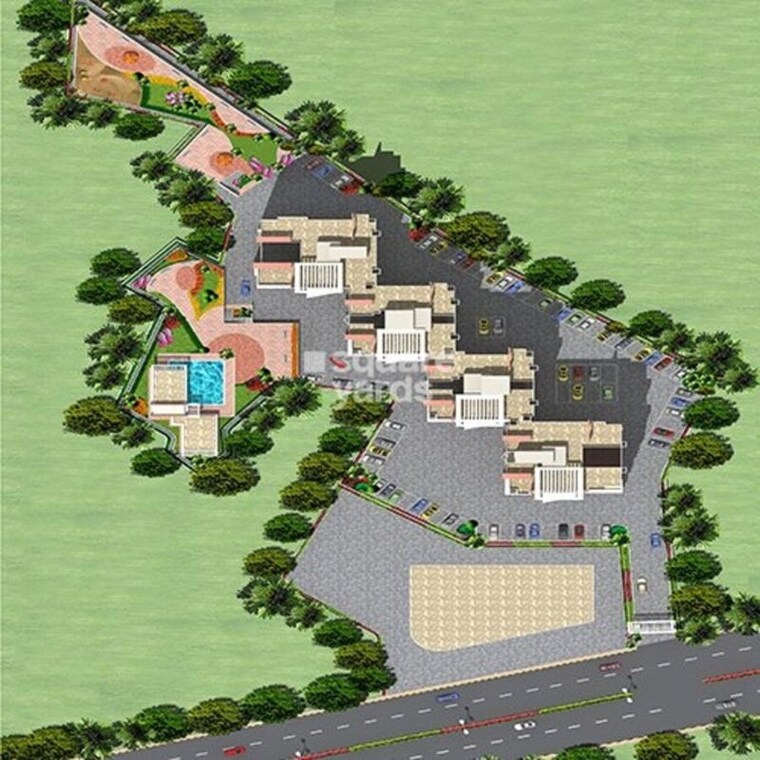 Master Plan, sudarshan-sky-garden 3 Bedroom 800 Sq.Ft. Apartment In Ghodbunder Road Thane 10562143