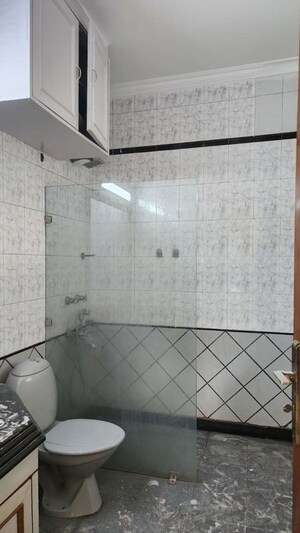 Bathroom in 4 BHK Builder Floor at Vasant Vihar – for Rent