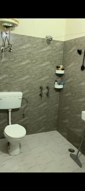 Bathroom in 1 BHK Builder Floor at Jungpura Extension – for Rent